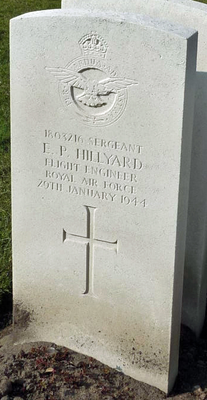 Sgt Edward Peter Hillyard<br/><br /><br />died January 29th, 1944